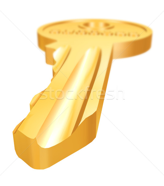 golden key Stock photo © ojal