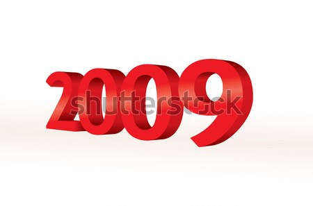 3d 2009 - new year concept Stock photo © ojal