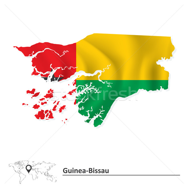 Mapa bandeira textura projeto assinar cor Foto stock © ojal