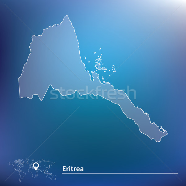 Map of Eritrea Stock photo © ojal
