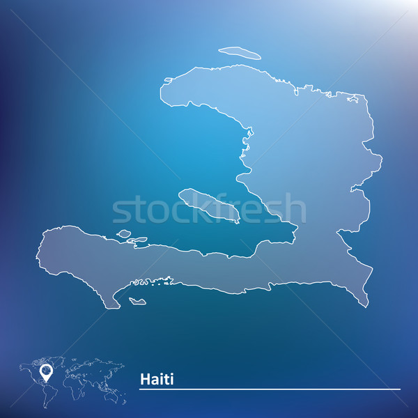Map of Haiti Stock photo © ojal