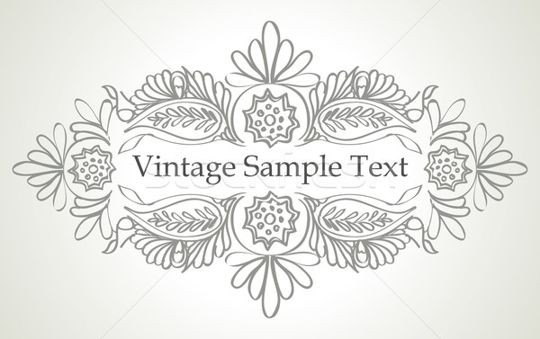 Vector vintage frame ontwerp papier abstract Stockfoto © ojal