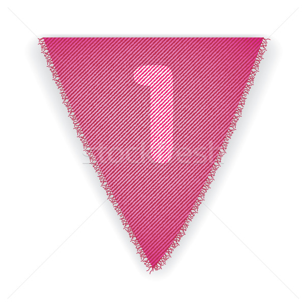 Bunting flag number 1 Stock photo © ojal