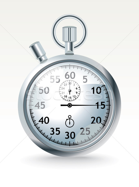 секундомер вектора хром рук часы фон Сток-фото © ojal