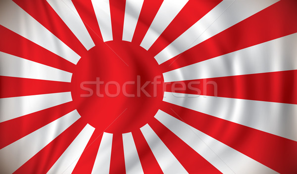 Flag of Japanese Naval Ensign Stock photo © ojal