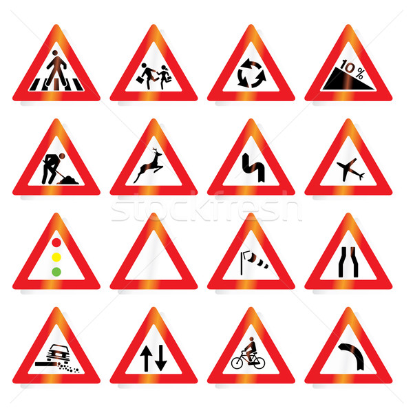 road signs (vector) Stock photo © ojal