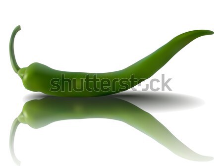 vector green pepper Stock photo © ojal