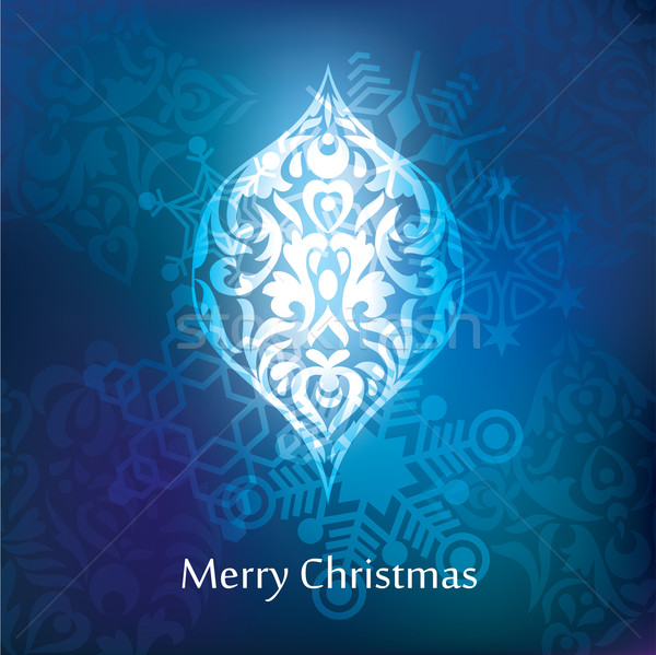 Vector christmas briefkaart ontwerp abstract patroon Stockfoto © ojal