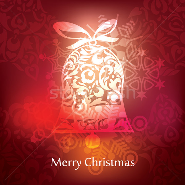 Vector christmas briefkaart ontwerp abstract patroon Stockfoto © ojal