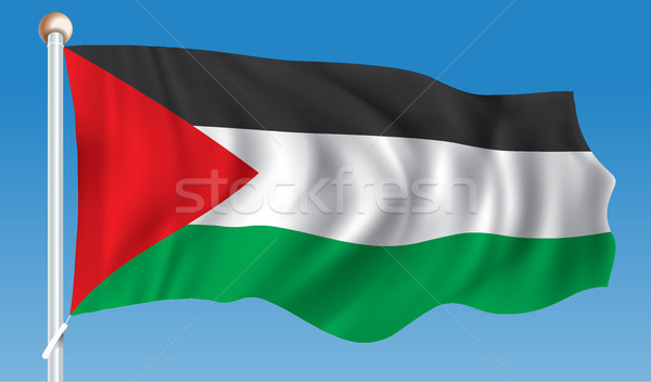 Flag of West Bank Stock photo © ojal