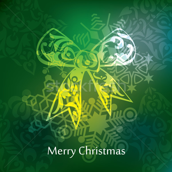 Vector christmas briefkaart ontwerp abstract patroon Stockfoto © ojal