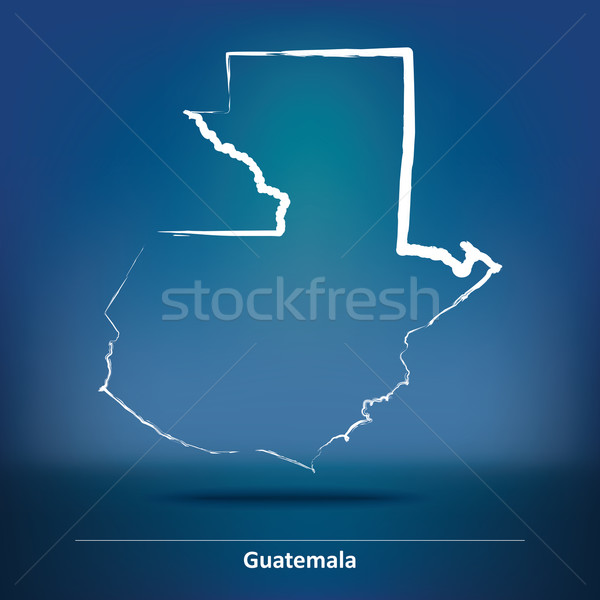 Mazgalitura hartă Guatemala textură abstract proiect Imagine de stoc © ojal