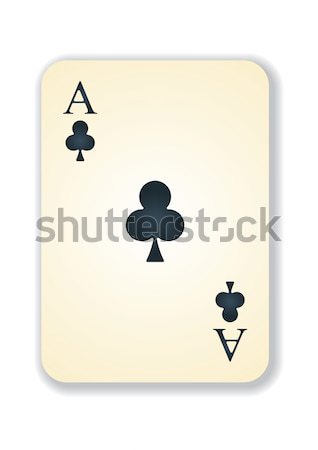 vector version of old vintage aces card Stock photo © ojal