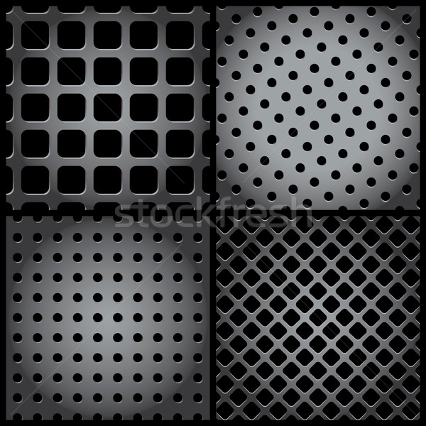 metal grid collection Stock photo © ojal