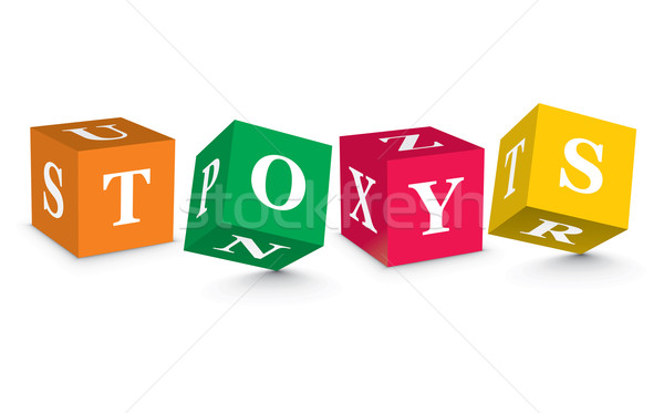 字 玩具 書面 字母 塊 業務 商業照片 © ojal