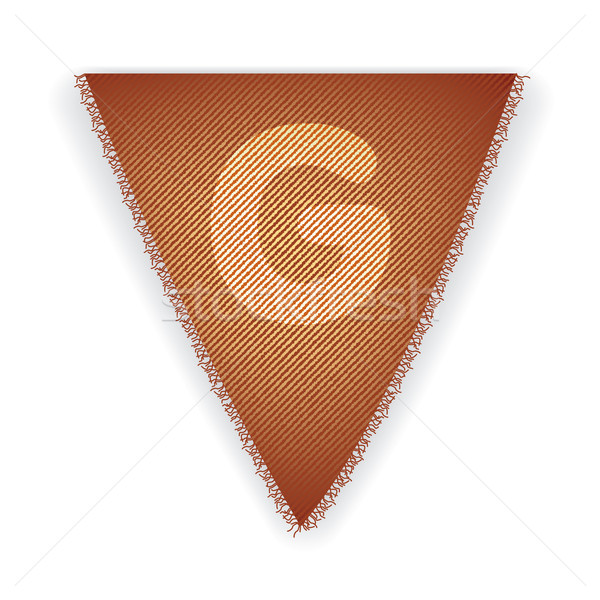 Bunting flag letter G Stock photo © ojal