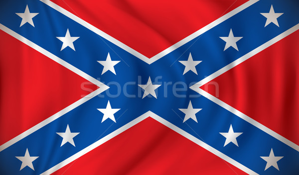Stock photo: Flag of Confederate