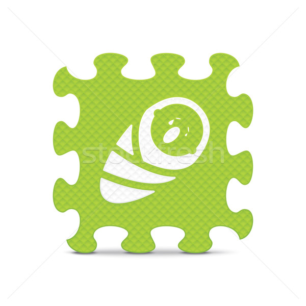 Vector baby sign made with alphabet puzzle Stock photo © ojal