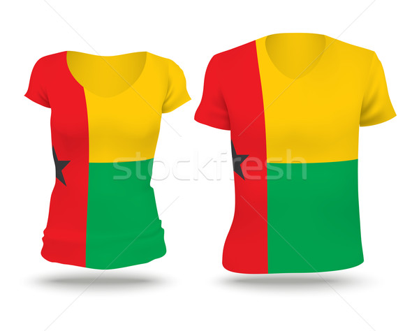 Bandeira camisas projeto mulher homem mulheres Foto stock © ojal