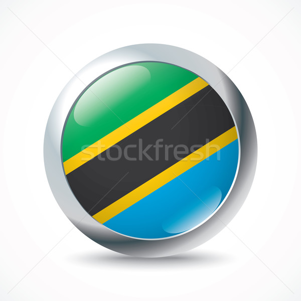 Tanzania flag button Stock photo © ojal