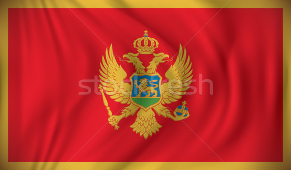 Flag of Montenegro Stock photo © ojal