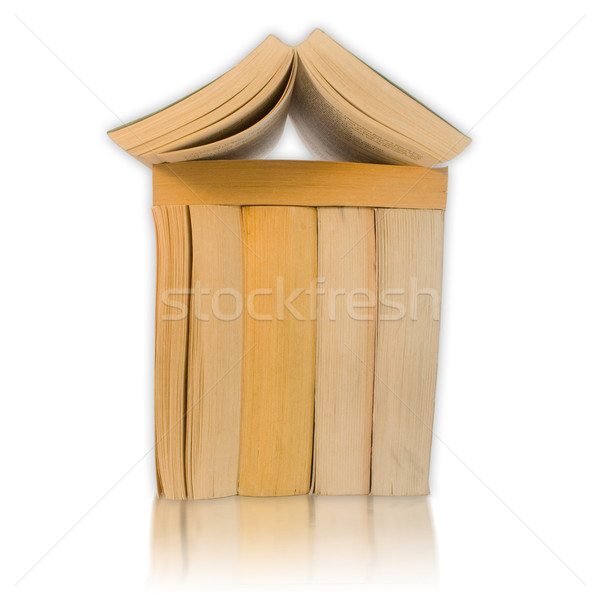 real estate concept made from books Stock photo © ojal