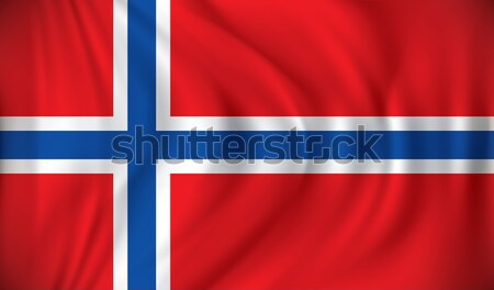 Flag of Svalbard Stock photo © ojal