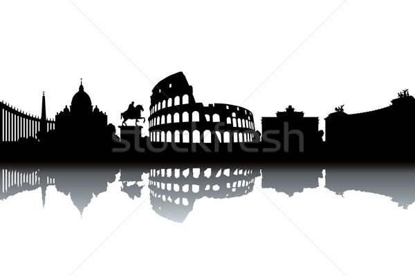 Rome skyline Stock photo © ojal