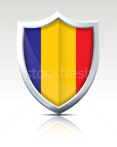 Shield with Flag of Chad Stock photo © ojal