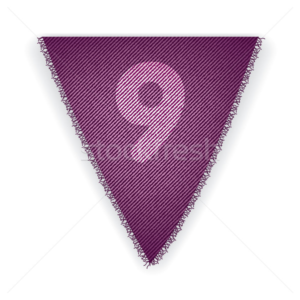 Bunting flag number 9 Stock photo © ojal