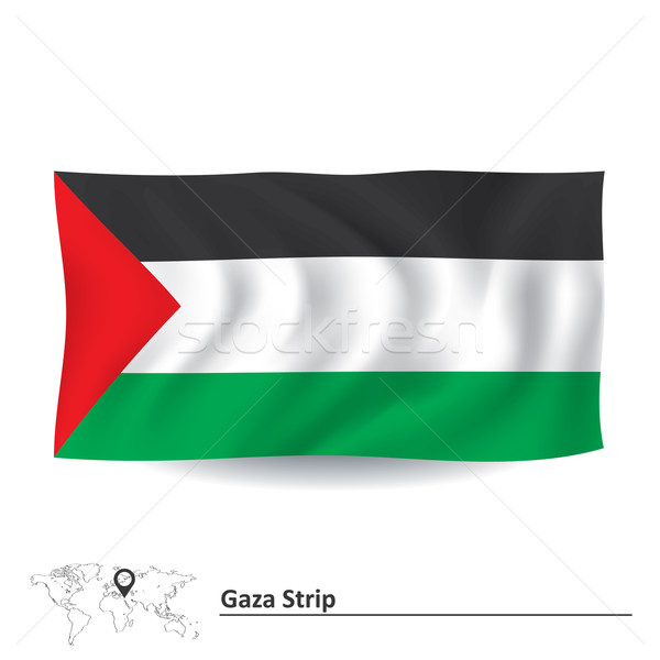 Flag of Gaza Strip Stock photo © ojal