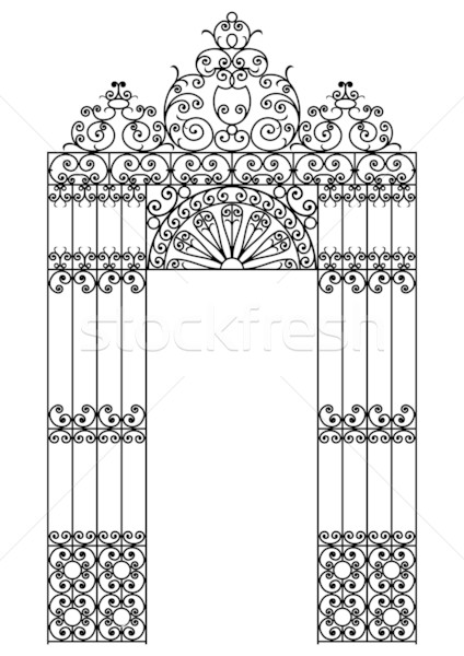 iron gate Stock photo © ojal