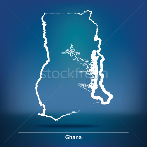 Zdjęcia stock: Gryzmolić · Pokaż · Ghana · streszczenie · podróży · czerwony