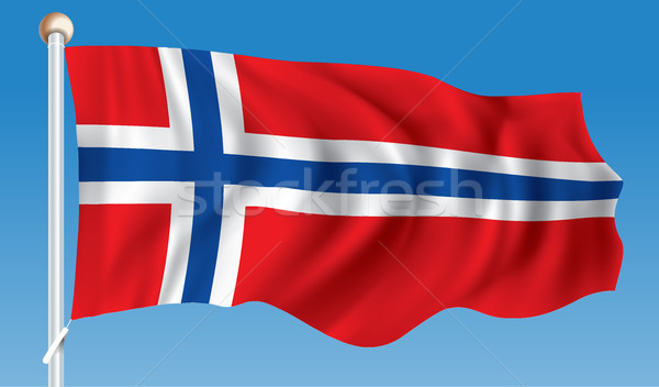 Flag of Svalbard Stock photo © ojal