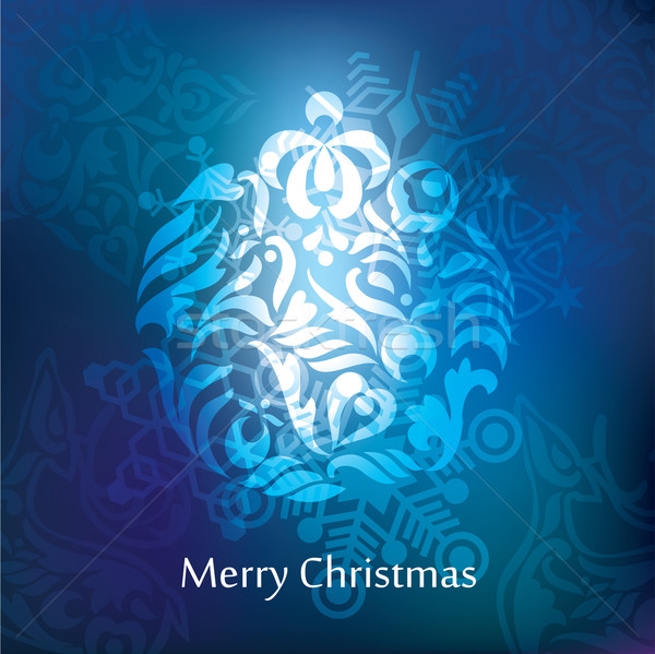 Vector christmas briefkaart ontwerp abstract patroon Stockfoto © ojal