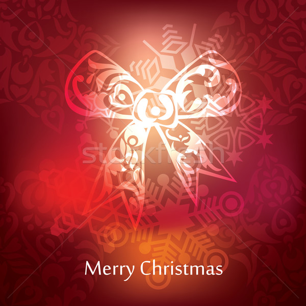 Vector christmas briefkaart ontwerp abstract patroon Stockfoto © ojal