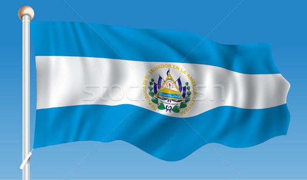 Flag of El Salvador Stock photo © ojal