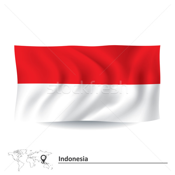 Flag of Indonesia Stock photo © ojal