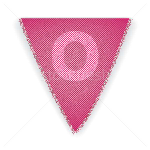 Bunting flag letter O Stock photo © ojal