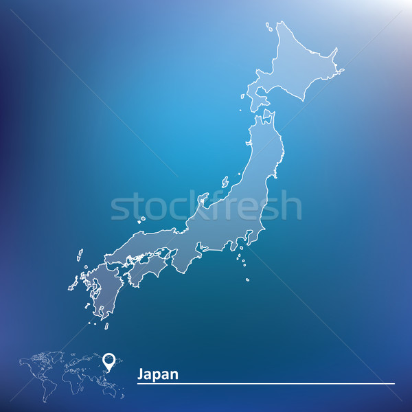 Carte Japon texture fond signe vent [[stock_photo]] © ojal