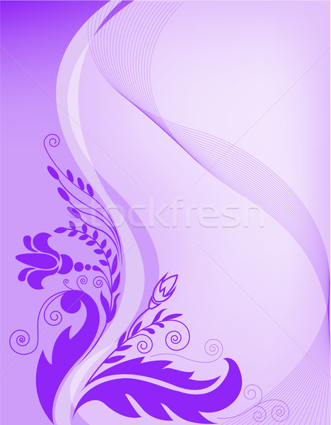 Abstract violet gradient element afaceri Imagine de stoc © Oksvik