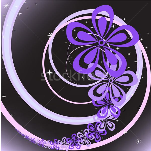 abstract black background Stock photo © Oksvik