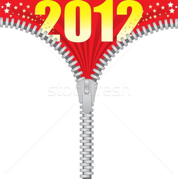 2012 zipper mot mode résumé fond [[stock_photo]] © Oksvik