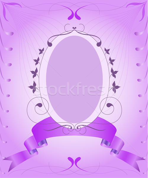 Lilac vintage frame Stock photo © Oksvik