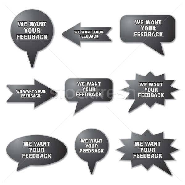 adverising feedback banners Stock photo © olegtoka