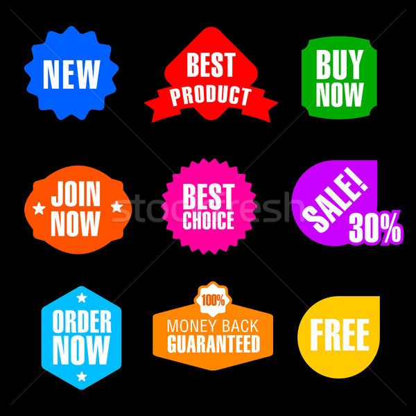 advertising and promotion banners Stock photo © olegtoka