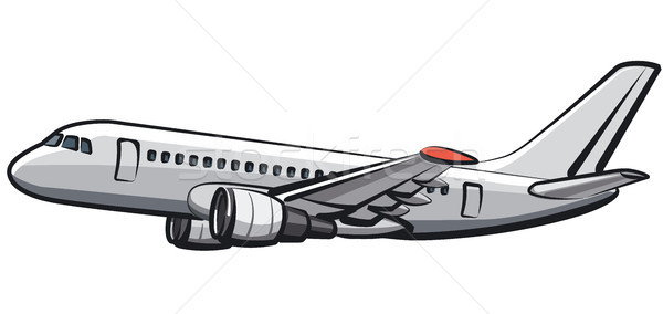 flying passenger airplane Stock photo © olegtoka