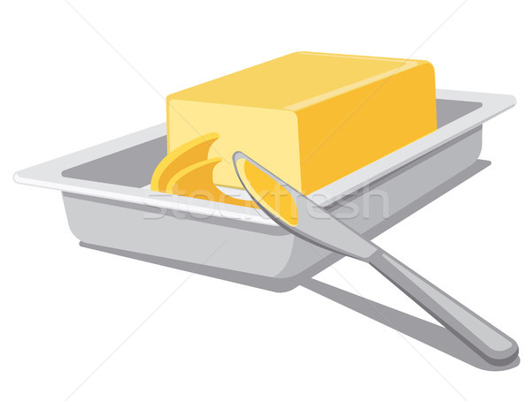 sliced spreading butter Stock photo © olegtoka