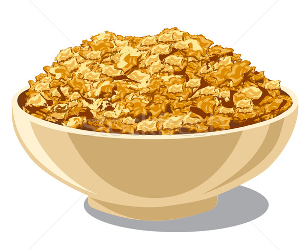  cornflakes in bowl Stock photo © olegtoka