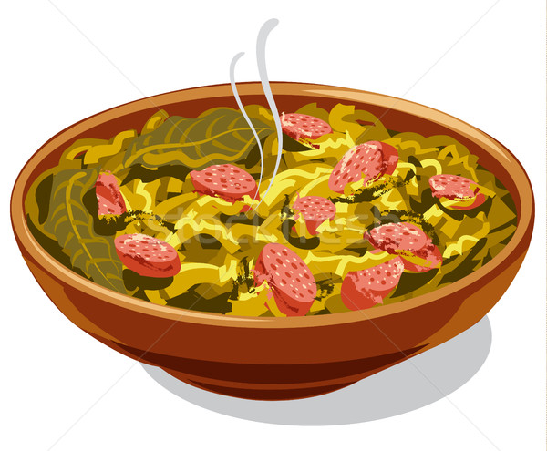 traditional dish bigos Stock photo © olegtoka